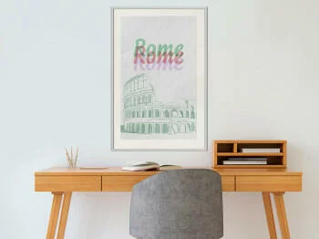 Plakat - Pastelowy Rzym