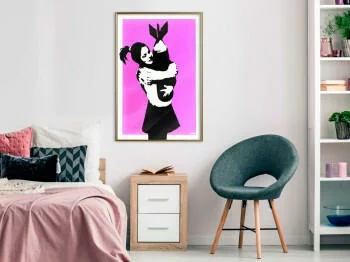 Plakat - Banksy: Bomb Hugger - obrazek 2