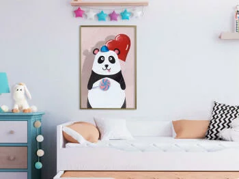 Plakat - Szczęśliwa panda - obrazek 2