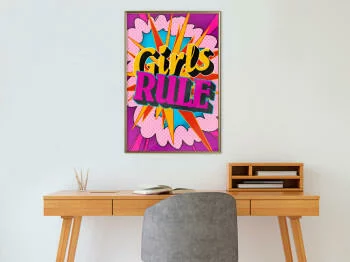 Plakat - Dziewczyny rządzą (kolorowy)