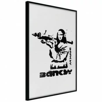 Plakat - Banksy: Mona Lisa with Bazooka I