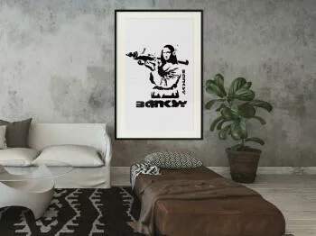 Plakat - Banksy: Mona Lisa with Bazooka I