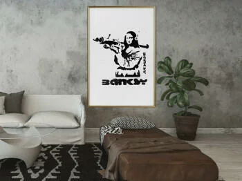Plakat - Banksy: Mona Lisa with Bazooka I - obrazek 2