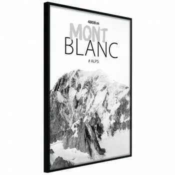 Plakat - Szczyty świata: Mont Blanc