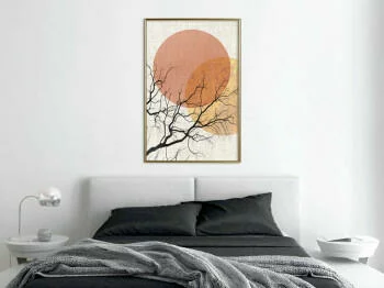 Plakat - Posępne drzewo