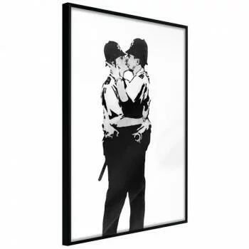 Plakat - Banksy: Kissing Coppers I