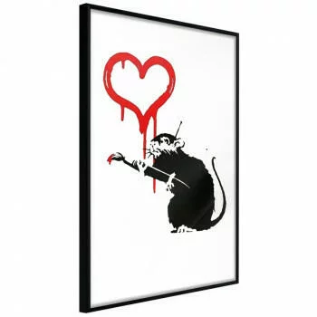 Plakat - Banksy: Love Rat