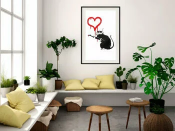 Plakat - Banksy: Love Rat