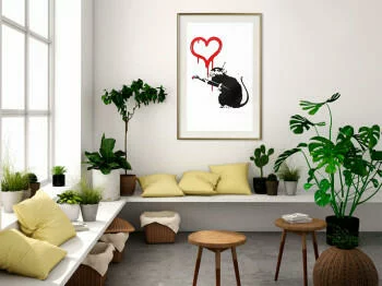 Plakat - Banksy: Love Rat