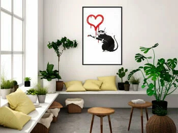 Plakat - Banksy: Love Rat