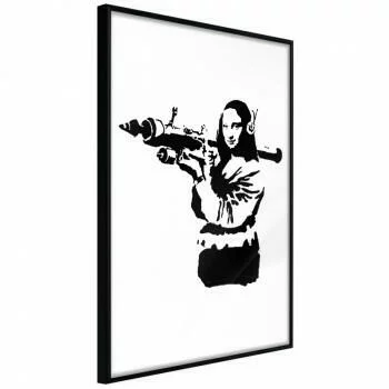 Plakat - Banksy: Mona Lisa with Bazooka II