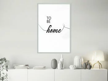 Plakat - Być w domu