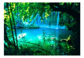 Fototapeta samoprzylepna - Wodospady Kursunlu (Antalya, Turcja)