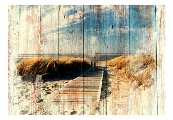 Fototapeta samoprzylepna - Drewniana plaża - obrazek 2