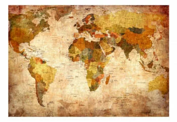 Fototapeta samoprzylepna - Stara mapa świata