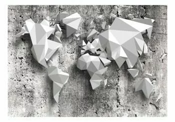 Fototapeta - Mapa świata: origami - obrazek 2