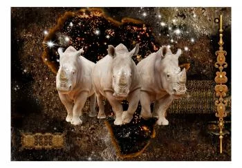 Fototapeta samoprzylepna - Złoty nosorożec - obrazek 2
