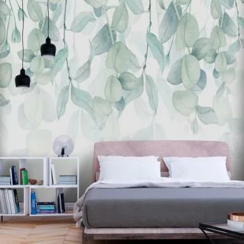Fototapeta samoprzylepna do sypialni - flora w pastelach