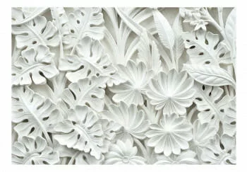 Fototapeta samoprzylepna - Alabastrowy ogród z białymi kwiatami