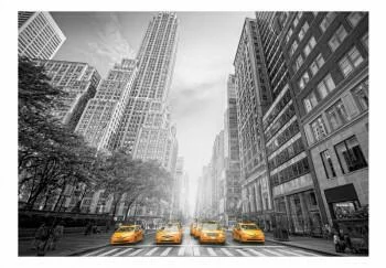 Fototapeta - New York - yellow taxis - obrazek 2