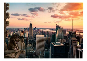 Fototapeta - Nowy Jork: wieżowce i zachód słońca - obrazek 2