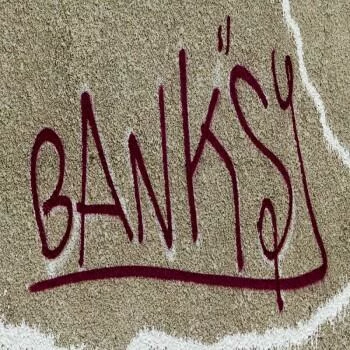 Tapeta Banksy kolorowy kolaż 2 - obrazek 4