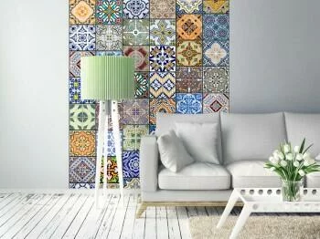 Tapeta arabeska kolorowa mozaika wzór