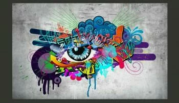 Fototapeta - Graffiti eye - obrazek 2