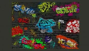 Fototapeta - Graffiti wall - obrazek 2