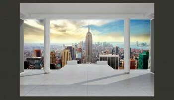 Fototapeta 3D widok na Nowy Jork - obrazek 2