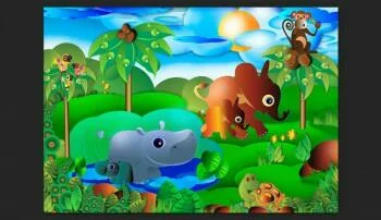 Fototapeta - Zwierzęce rodziny - obrazek 2