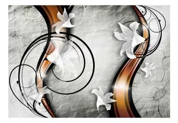 Fototapeta wodoodporna - Lilia na kamieniu - obrazek 2