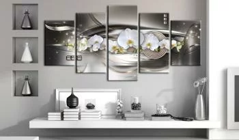 Obraz - Stalowe orchidee - obrazek 2