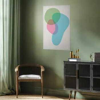Plakat - Kolorowe plamy - obrazek 2