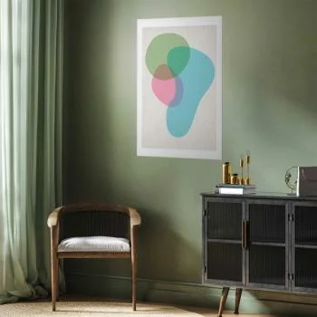 Plakat - Kolorowe plamy - obrazek 2