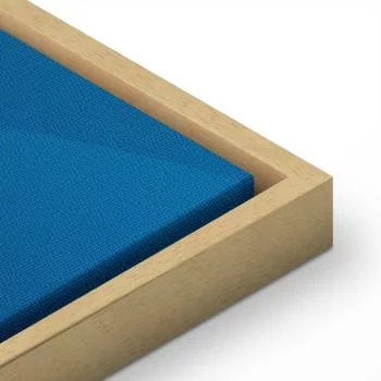 Obraz - W cieniu klasycznego błękitu (1-częściowy) - złote koło w abstrakcji - obrazek 8