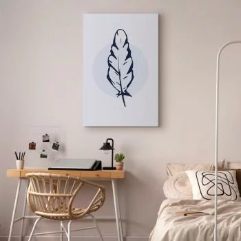 Obraz - Niebieskie pióro (1-częściowy) pionowy - obrazek 6