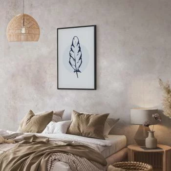 Obraz - Niebieskie pióro (1-częściowy) pionowy - obrazek 6