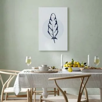 Obraz - Niebieskie pióro (1-częściowy) pionowy - obrazek 7