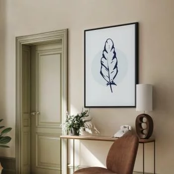 Obraz - Niebieskie pióro (1-częściowy) pionowy - obrazek 5