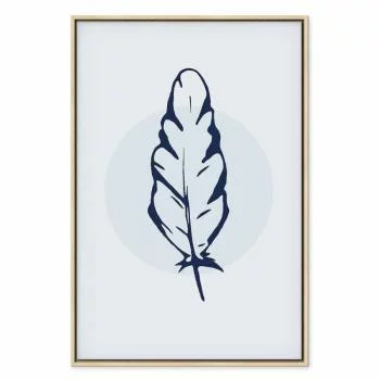 Obraz - Niebieskie pióro (1-częściowy) pionowy - obrazek 2