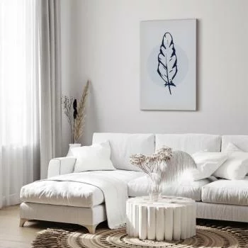 Obraz - Niebieskie pióro (1-częściowy) pionowy - obrazek 5