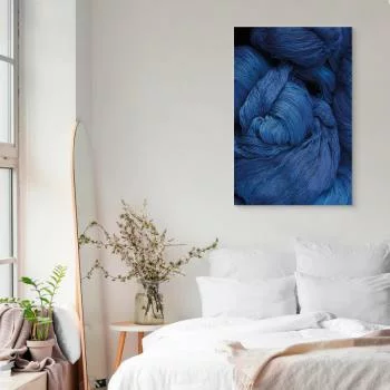 Obraz - Niebieska włóczka (1-częściowy) pionowy - obrazek 6