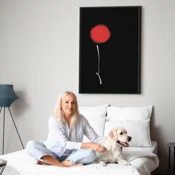 Obraz - Minimalistyczny kwiat (1-częściowy) pionowy - obrazek 6