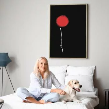 Obraz - Minimalistyczny kwiat (1-częściowy) pionowy - obrazek 6