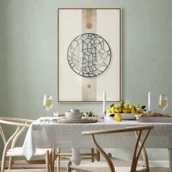 Obraz - Koło z artystycznymi detalami.(1-częściowy) - kształt abstrakcji - obrazek 7