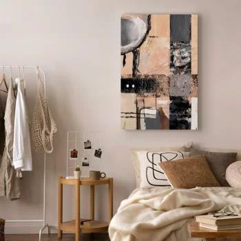 Obraz - Zaklęte wizje (1-częściowy) - artystyczne tło w abstrakcyjnej formie - obrazek 6