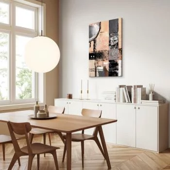 Obraz - Zaklęte wizje (1-częściowy) - artystyczne tło w abstrakcyjnej formie - obrazek 7