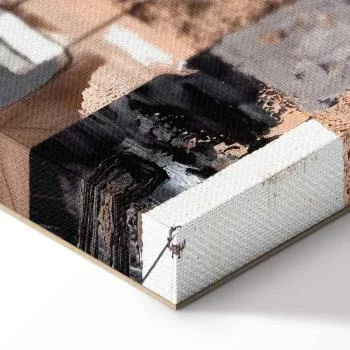 Obraz - Zaklęte wizje (1-częściowy) - artystyczne tło w abstrakcyjnej formie - obrazek 8