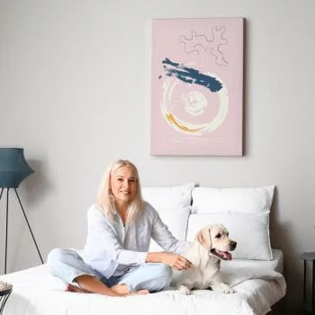 Obraz - Różany akcent (1-częściowy) pionowy - obrazek 6